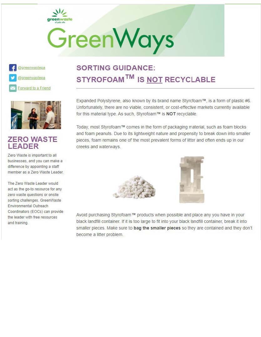 GreenWaste Fall 2021 Commercial Newsletter Image