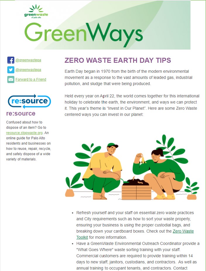 GreenWaste Fall 2021 Commercial Newsletter Image
